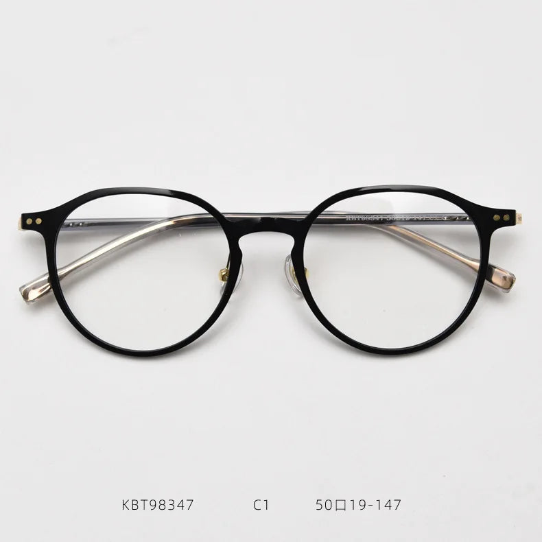 Tr90 Round Glasses Frame Women Anti Blue Light Optical Eyewear Men Eyeglasses Frame UV400 Computer Glasses