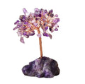 Amethyst Crystal Tree Healing Crystals Gemstones Feng Shui Tree Natural Tumbled Stones Money Tree of Life Figurines