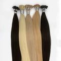 Fasimei Best Quality Pre-Bonded Remy Virgin European Double Drawn Cuticle Flat Tip Keratin Hair Extensions Human Hair