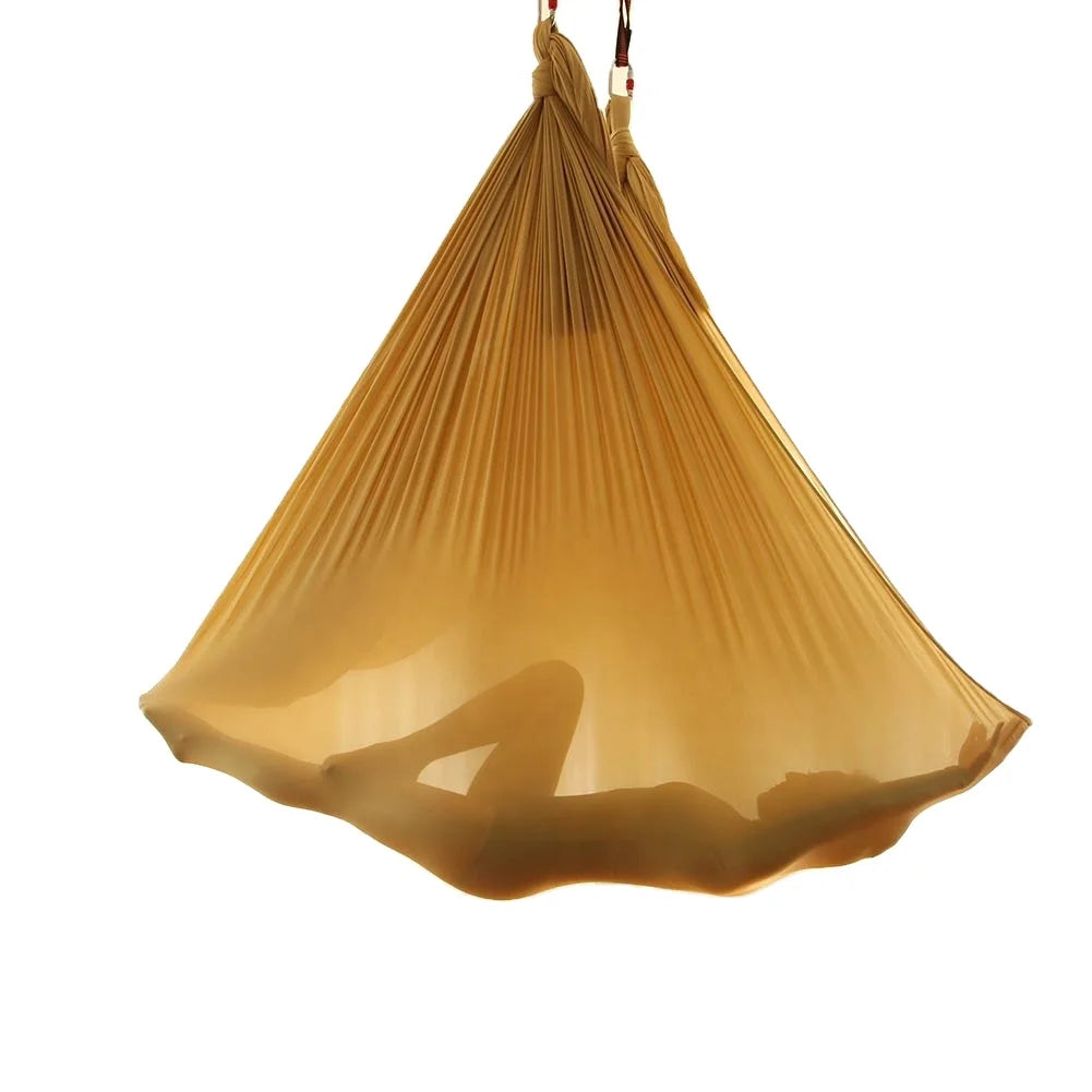 Portable Folding Outdoor Aerial Yoga Hammock Swing Chair Indoor Outdoor Camping Chaise Lounge Polyester Custom Logo OEM