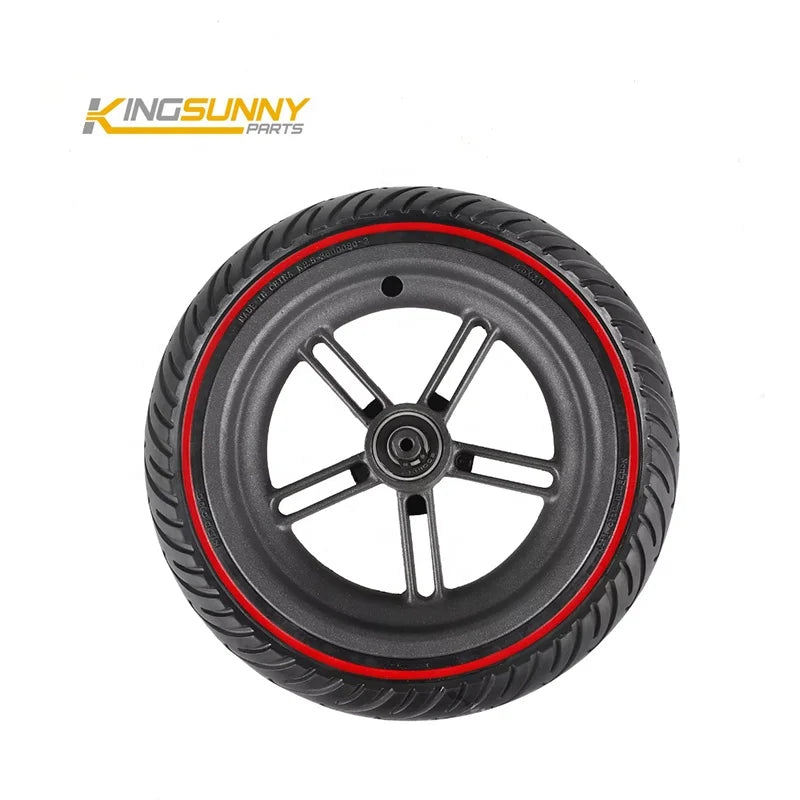 Escooter Accessories 8.5 Inch Solid Tires Hub Wheel for Xiaomi M365 1S Pro Pro2 Electric Scooter Explosion-proof with Red Circle