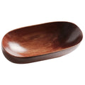 Japanese-Style Creative Small Solid Wood Tray Wooden Sushi Box Fruit Plate Boat Pattern Dried Fruit Plate Set for Food Serving