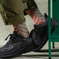Wholesale Original Design Fashion Style Men's Seasons Casual Striped Cotton Socks Top Quality Chunky Knitted Crew Dress Socks