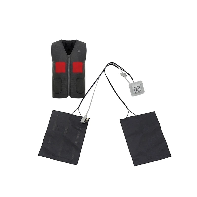 12v24v Far Infrared USB Heating Pad Electric Heat Element for Garments Car Outdoor & RV-Flexible & Washable
