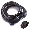 Portable 5 Digit Password Lock for Bike and Electric Scooter Accessories Bicycle Steel Cable Lock Burglarproof Bike Lock