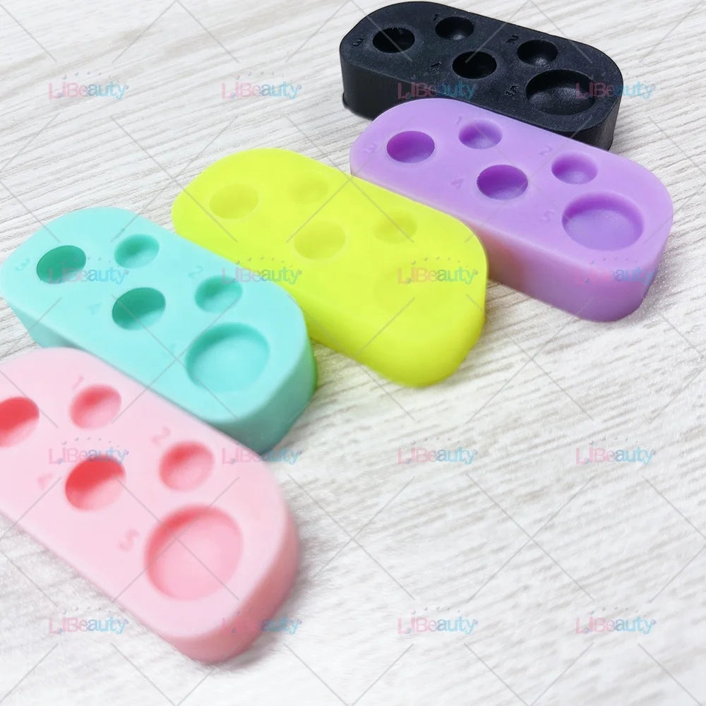 Professional Silicone Palette for Lash Brow Lift with 5 Function Tray for Brow Lash Lift Tint Reusable Lash Lift and Tint Pallet