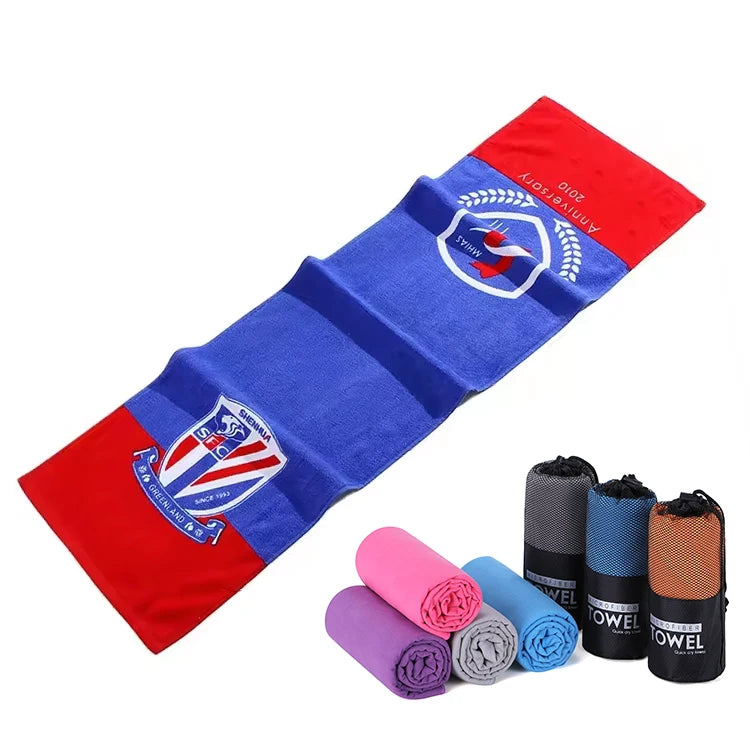 Rally Custom Printed Sweat Towels Fitness Gym Towels Microfiber Sport Towel Custom Logo