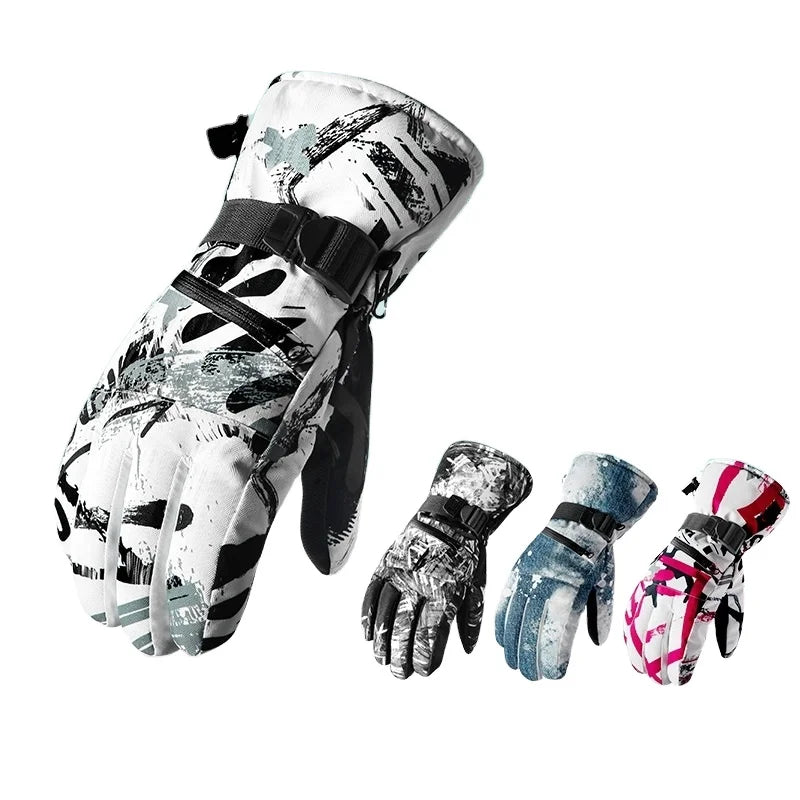 Unisex Outdoor Motorbike Ski Touch Screen Thick Thermal Waterproof Windproof Winter Gloves