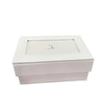 Custom Low MOQ Luxury Magnetic Gift Box Large Folding Cardboard Black Luxury Gift Boxes With Handle Magnetic Lid