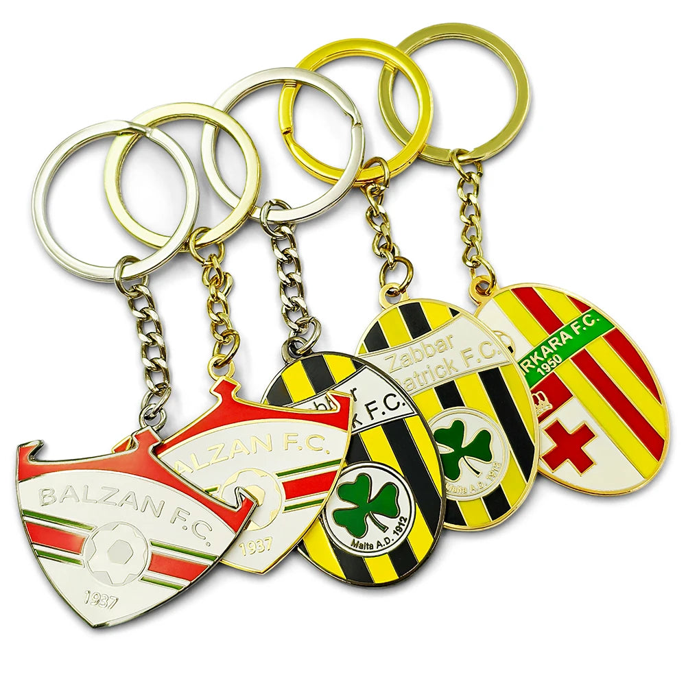 Custom Logo Factory Zinc Alloy Souvenir 3D Hard Soft Enamel Metal Design Keychain Keyholder Ring Personalized Key Chains