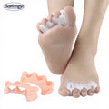 Silicon Gel Orthopedic Three Toe Separator Spacers with Pain Relief Blue Sizes S-M-L-XL for Men & Women