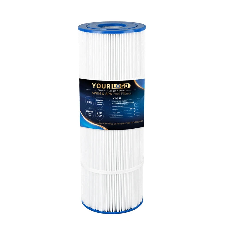 Custom Size Compatible C-7455 PA 55 FC-1245 Swimming Pool Filter Cartridge Water Filter Accessories