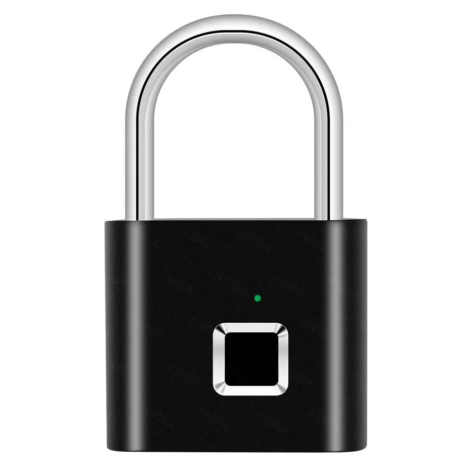 Waterproof Fingerprint Smart Lock Keyless Padlock Door Box Bag Suitcase USB Charging Lock hang Travelling Box Bag
