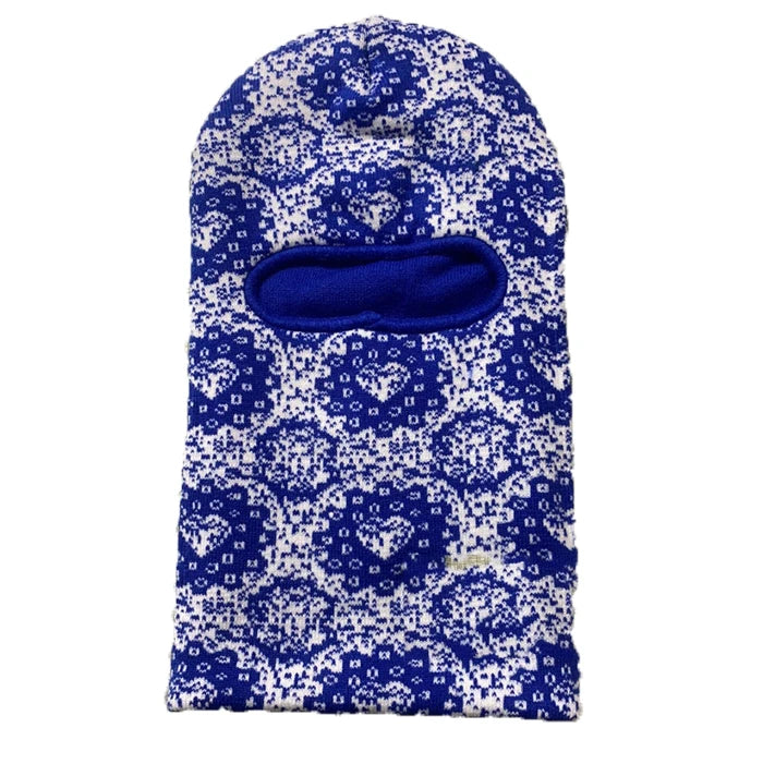 Cheap Custom Jacquard logo Full Face Beanie Hat 1 Hole Cagoule Ski Mask Balaclava
