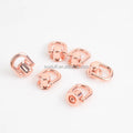 Wholesale Rose Gold Metal Handbag Screw Back Button Hardware Accessories