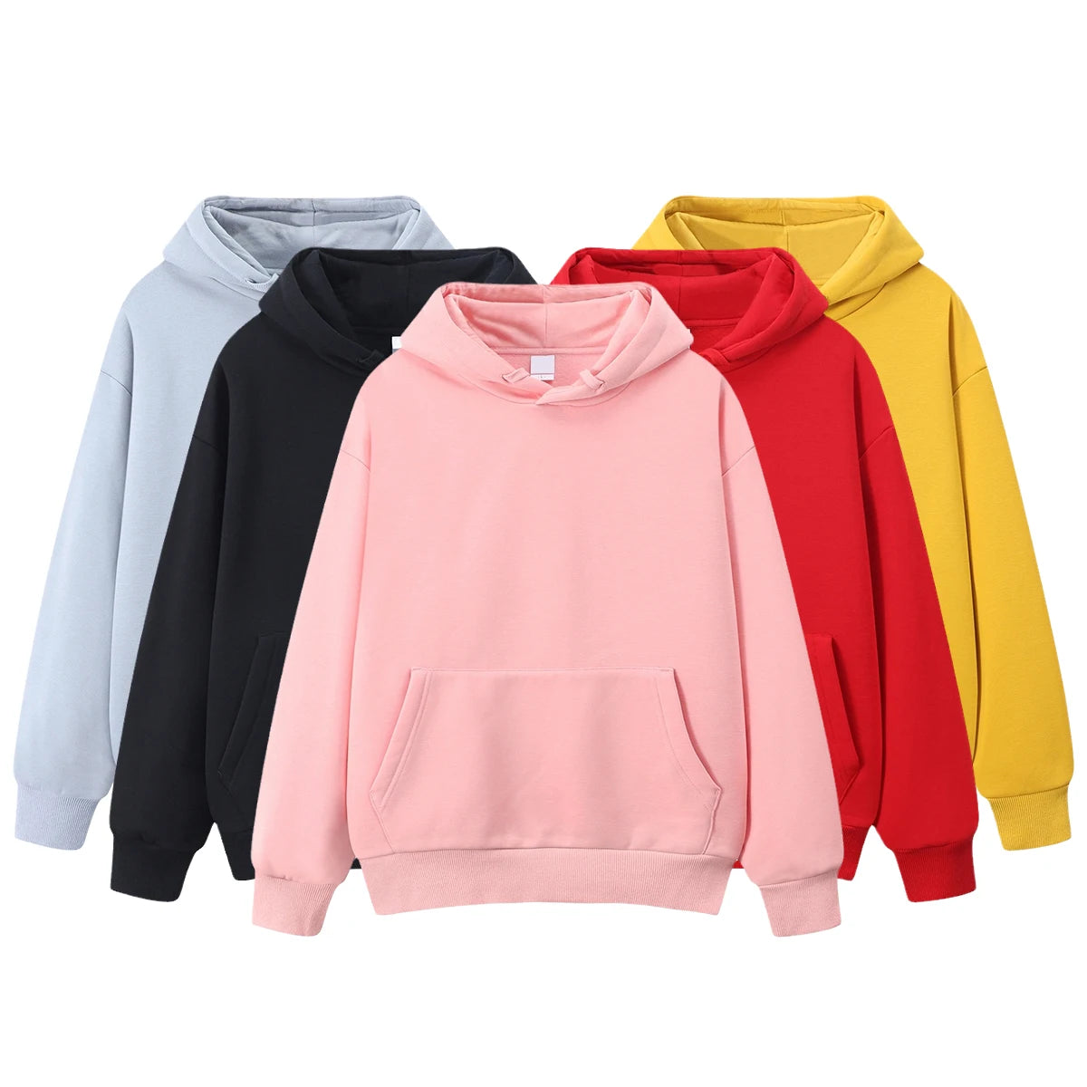 Streetwear Oversized Hoodie Custom Logo Quality 350 Gsm Unisex Cotton Blank Fleece Men's Hoodies