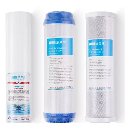 10'' Water Filter PP Cartridge 1 Micron Cotton Water Purifier Replacement PP 5 Micron Cartridge
