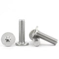 Stainless Steel A2 CM Flat Thin Head Torx Anti Theft Screws M1.6 M2 M2.5 M3 M4 M5 X 20mm Flathead SUS304 Electronic Screw Bolt