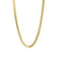 NEW 18K Gold Plating Stainless Steel Choker Necklaces for Women Stacking Jewelry Handmade Medallion Snake Link Chain Necklace