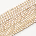 Wholesale 15 Inches Natural Freshwater White Pearl Beads Irregular round Loose Pearls for Bracelet Necklace DIY