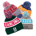 High Quality Thick Warm Daily Cuffed Winter Beanie Slouchy Knit Skull Cap Dot Bows Plaid Character for Beach Business Wholesale