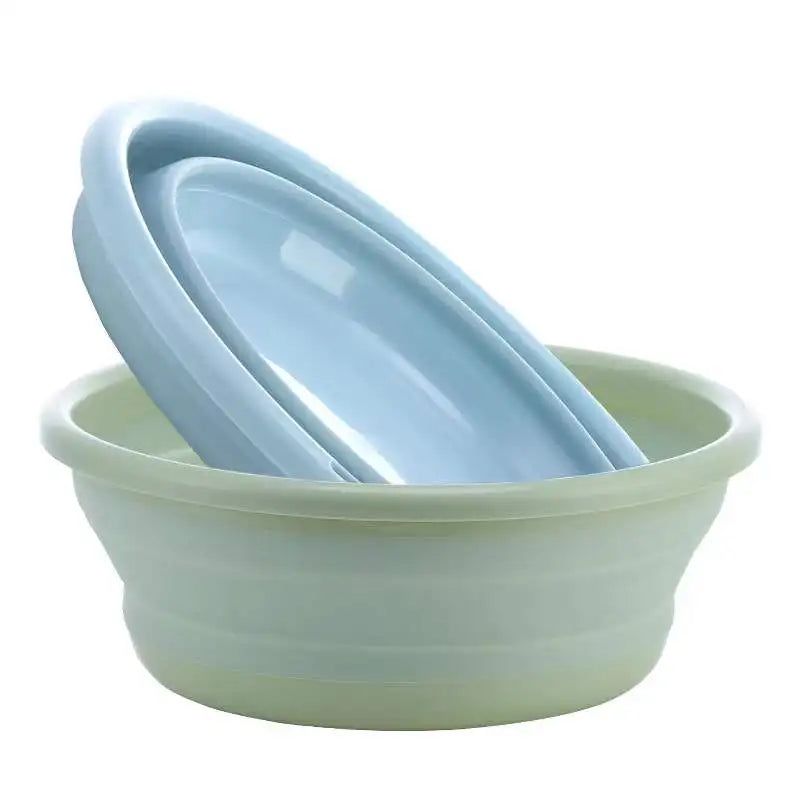 Foldable Bathroom Wash Basin Kitchen Wash Basin Fruit Basin for Face Cleaning