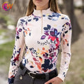 2025 EW Custom Printed Equestrian Clothing Base Layer Soft 4-Way Stretch Fabric Equestrian Shirts