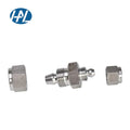 Stainless Steel Forged Polished Mini Pneumatic Connector Fittings Quick Twist Straight Union Air Compression