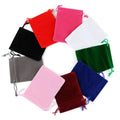 5x7cm Wholesale Velvet Drawstring Pouch Bags Small Size Jewelry Display Packing Bags