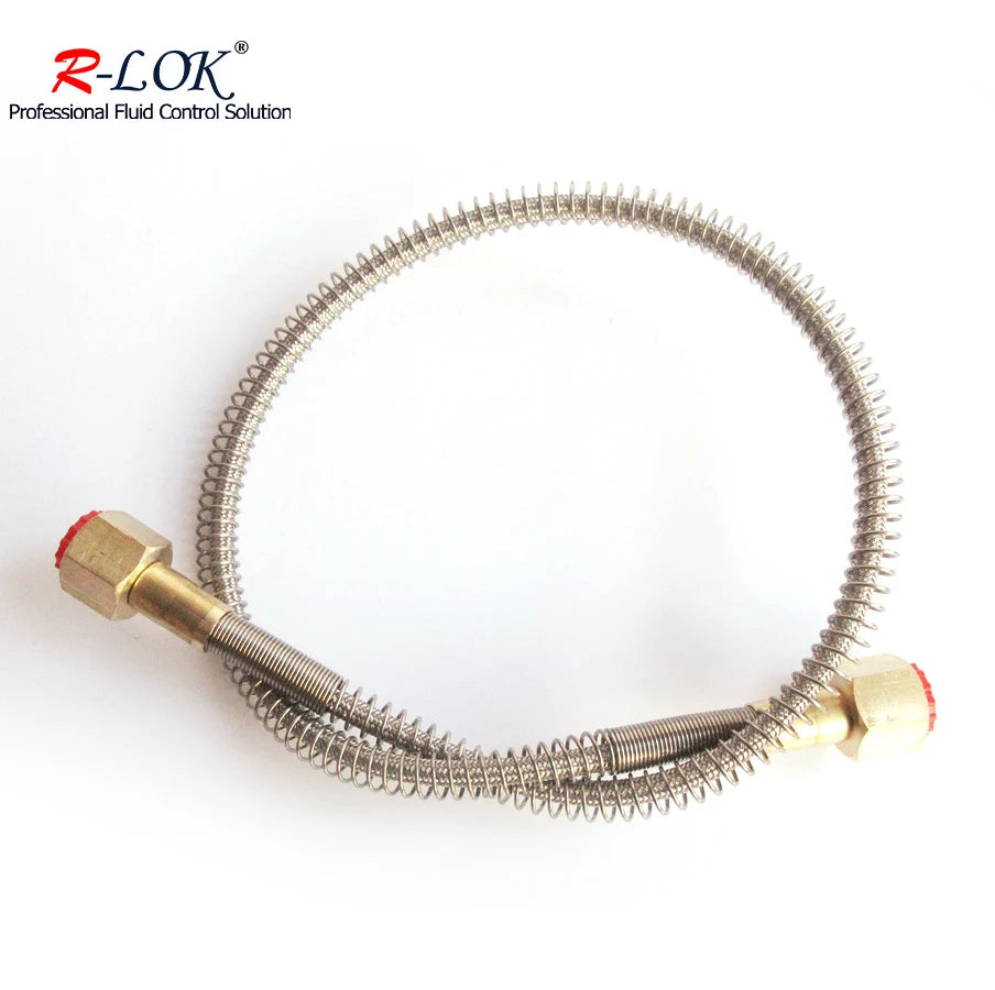 R-LOK Stainless Steel High Pressure Gas Hose for Oxygen/Natural Gas Filling Flexible Appliance Kit DN6-DN80 -196~+450