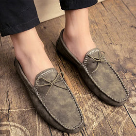 Wholesale Flat Casual PU Leather Walking Style Shoes Hard-Wearing Breathable Men Dress Shoes Fashion Trend