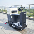 Commercial Floor Cleaner Street Cleaning Equipment Parking Lot Sweeper Scrubber Machine