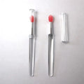 Yue Wholesale Silicone Lip Brush Eco-friendly Travel Multi-function Makeup Brush with Plastic Handle and Case for Lip Gloss