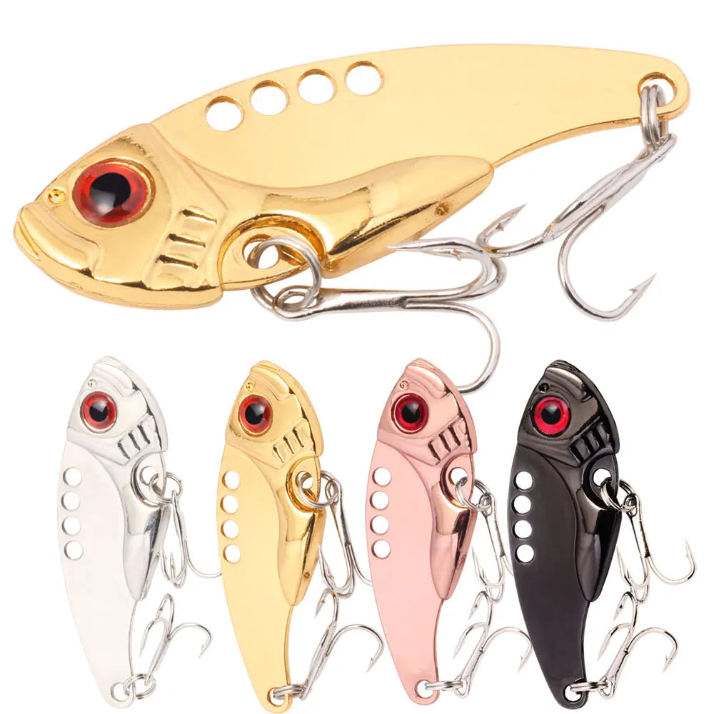 Wholesale VIB009 5.5cm 11g Artificial Hard Metal Vibration Baits Blade VIB Fishing Lures