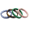 Wholesale 10*10MM New Natural Square Strand Natural Stone Amber Purple Amethyst Rose Quartz Beads Bracelets Bangle for Women Men