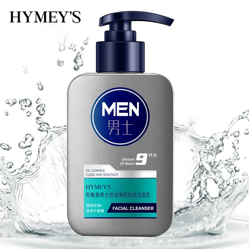 HYIMEY'S Facial Cleanser for Women Cream Chemical Deep Cleansing Oil-Control Black Head Remover 150g Mild Not Tight Face Wash