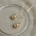 Cute INS Fashion Pure 925 Sterling Silver Freshwater Pearl Shell Shaped Pendant Necklace for Women Girls Jewelry