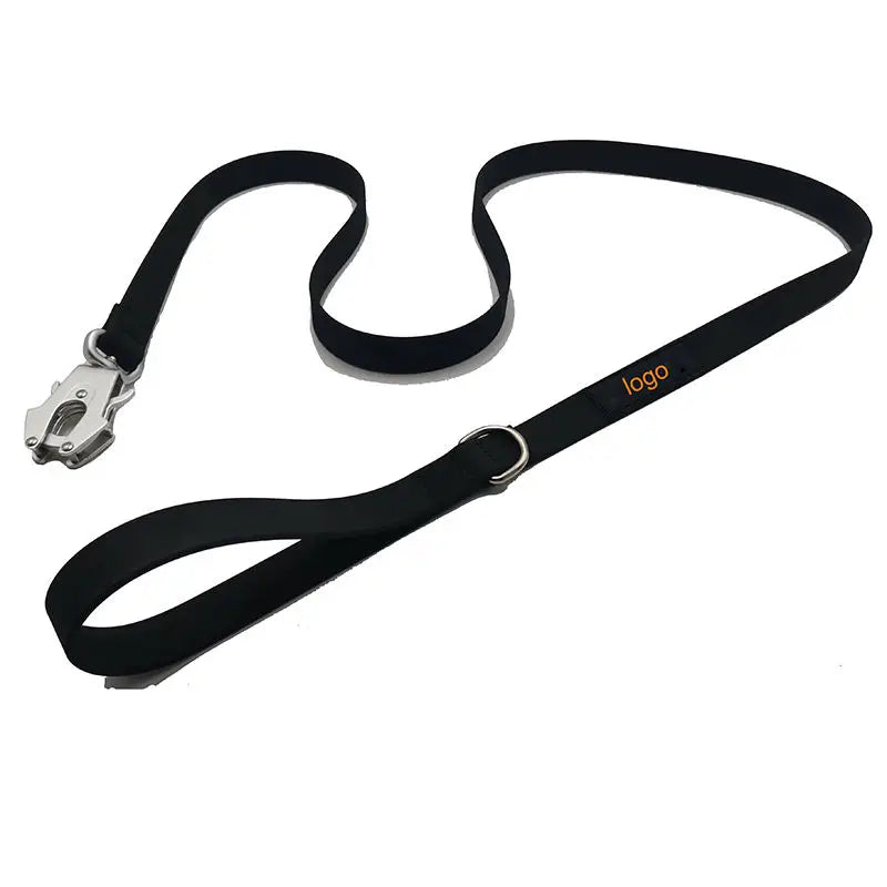 Best Selling Tactical Dog Leash Waterproof PVC 360 Dog Rope Tangle-Free Luxury Training Designer Metal Frog Clip Pet Dog Leash