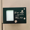 Custom ODM Solid Wood Eco-Friendly Western Style Rectangle Pet Urn Picture Frame for Reptiles Amphibians Coffin Funeral Supplies