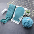 Bath Towel Three-Piece Set Mud Rub Decontamination Bath Ball Combination Set Shower Scrub Strip