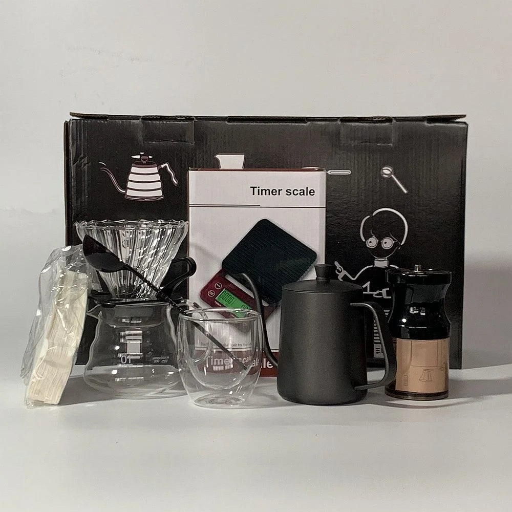 D Barista Coffee Set Coffee Pot Cup Set Arabic Turkish Tea Set  Glass Luxury Gift