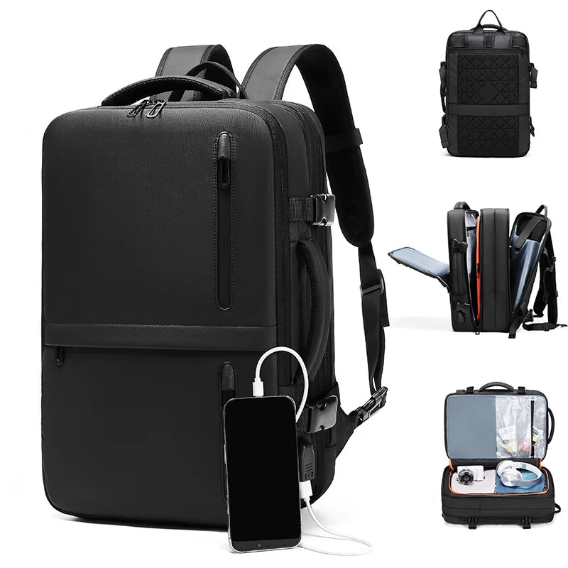 New Multifunction Large Laptop Travel Bag Waterproof Large Capacity Travel Business Backpack with New Dry Wet Separation