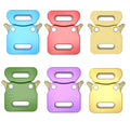 Professional 1 Inch Quick Release Buckle Sturdy 26mm Slide Alloy Bag Strap Buckle Bag Clip Buckle
