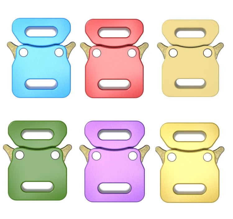 Professional 1 Inch Quick Release Buckle Sturdy 26mm Slide Alloy Bag Strap Buckle Bag Clip Buckle