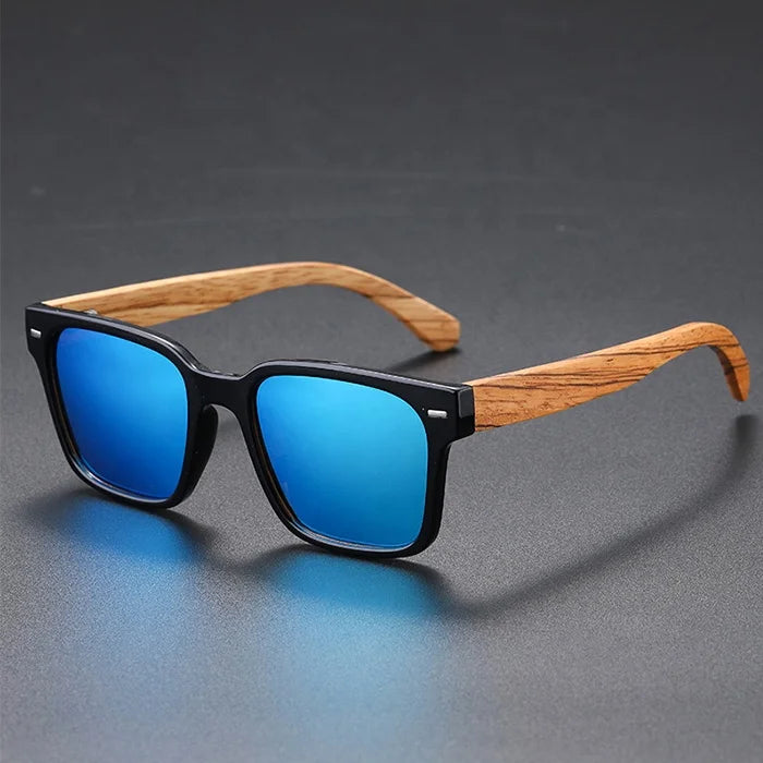 Fashion Handmade Ce Custom Logo Sun Glasses Men Shades Sunglasses Bamboo Pc Wood Wooden Sunglasses Polarized Uv400