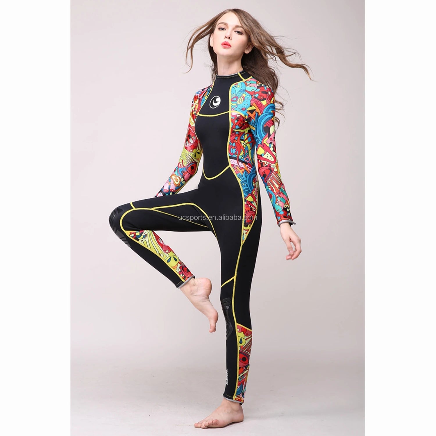 3-7MM Warm Wetsuit for Diving Swimming Fishing .Women Commercial Diving Wetsuits