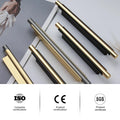 Cupboard Curved Handle Invisible European Modern Matte Door Edge Bedroom Kitchen Hotel Gold Cabinet Luxury Hidden Furniture