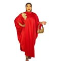 2023 Fashion African Women Clothing Smooth Rayon Latest African Dress Styles Embroider Nigerian Traditional Dresses