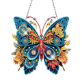 DIY Butterfly Diamond Painting Hanging Ornament 2D Flat Acrylic Creative Diamond Painting Pendant for Home Decoration