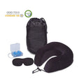 Wholesale Eco-Friendly U-Shape Airplane Travel Pillow Custom Super Soft Neck Support Adjustable Memory Foam New Design Knitted